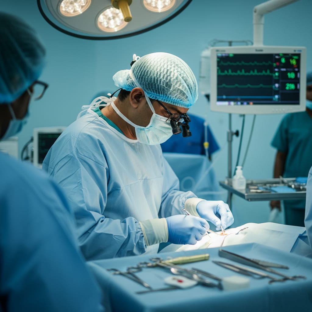 Dr. Al-Mamun in Surgery